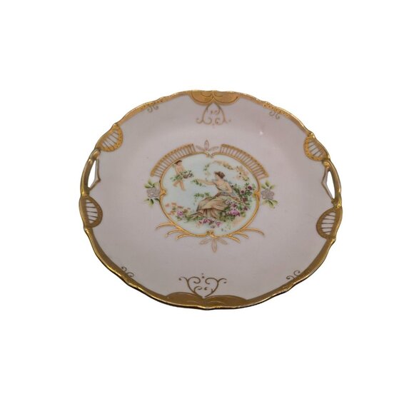 Vintage ARDALT Japan (Lenwile China) Hand Painted Dish Plate 7.25 - Picture 2 of 7